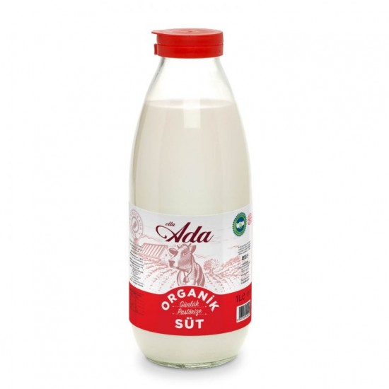 Elta Ada Organik Pastörize İnek Sütü 1 Lt