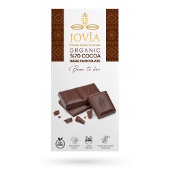 Jovia Organik %70 Bitter Çikolata Sade 85 gr