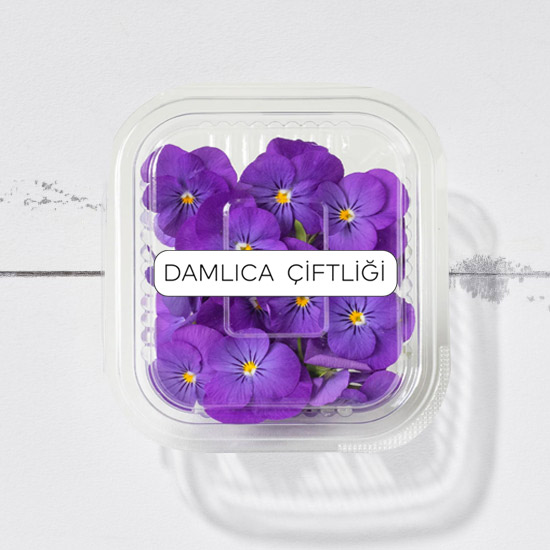 Çiçek Yenilebilir Menekşe Mor 30 Adet 1 Paket