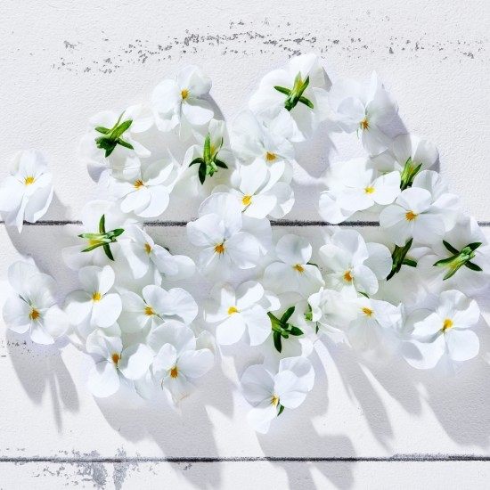 Çiçek Yenilebilir Menekşe Beyaz 30 Adet 1 Paket